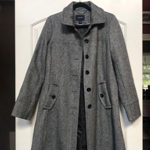 Lands End Wool Coat NEW 8